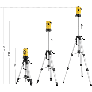 Nivel láser con trípode