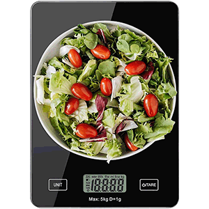 Báscula de cocina digital máximo 5Kg