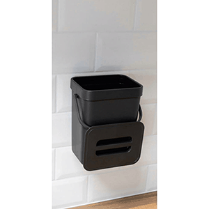 Cubo de basura 3L, negro