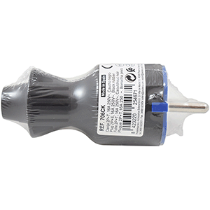 Clavija schuko 2P+ T 16A 250V Negro