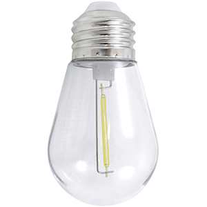 Guirnalda solar con 10 lámparas LED E27 2x0,5mm2 10m