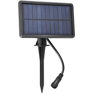 Guirnalda solar con 10 lámparas LED E27 2x0,5mm2 10m