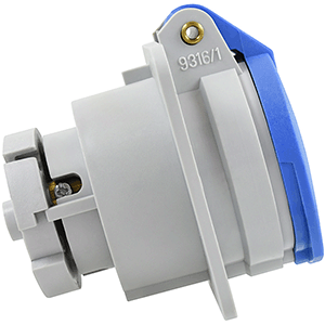 Base CETAC para empotrar 32A 2P+T 220V