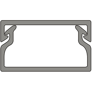 Canaleta 100mm x 40mm x 2m fijación por tornillos