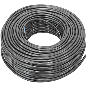 Manguera redonda h05vv-f 2x1.5mm² 50m negra