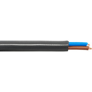 Manguera redonda h05vv-f 2x1.5mm² 50m negra