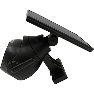 Aplique solar LED con cámara de vigilancia simulada