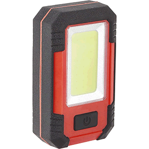 Linterna LED foco COB con gancho para colgar, soporte  e imán modelo Square.