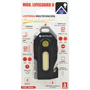 Linterna LED recargable multifunción 7W  Md.Lifeguard