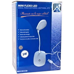 Flexo Mini LED COB de lectura  3W  