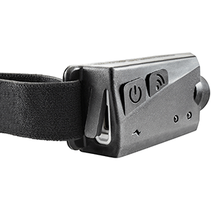 Linterna frontal bifoco negra 3W + 3W