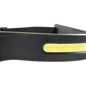 Linterna frontal bifoco negra 3W + 3W
