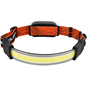 Linterna frontal LED COB delantera + trasera.