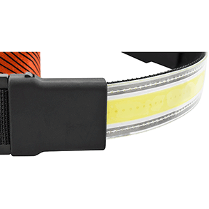 Linterna frontal LED COB delantera + trasera.