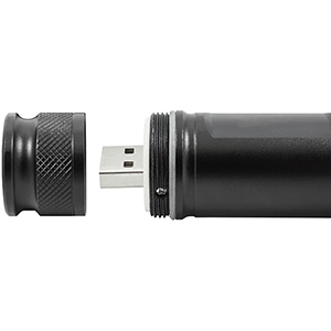 Linterna LED 5W recargable con USB