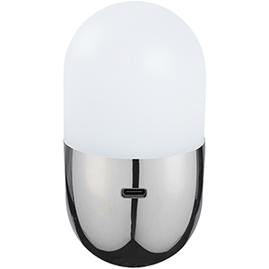 Linterna LED RGB Oscilante MD. EGG cromo