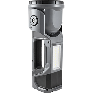 Linterna LED COB Recargable con cabezal oscilante X5+20W modelo T-1000.