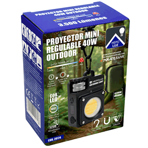 Mini proyector 40W regulable CCT