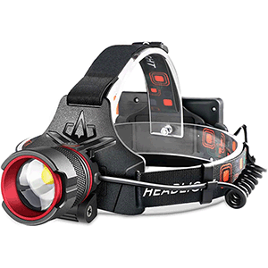 Linterna frontal recargable 30W Md. Wolf