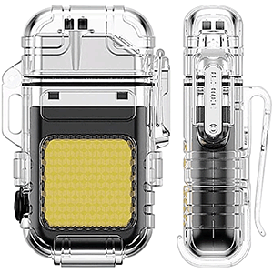 Linterna LED COB recargable 3W mechero modelo Burner.