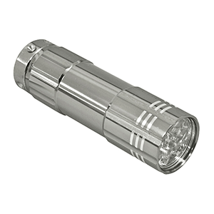 Linternas de aluminio surtidas 9 LED