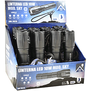 Linterna LED 10W 13x3x2,7cm modelo SKY