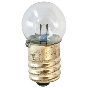 Lámpara esférica E10 2.5V