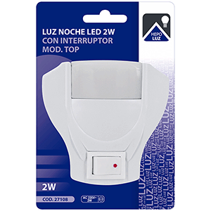 Luz de noche con interruptor 1,3W