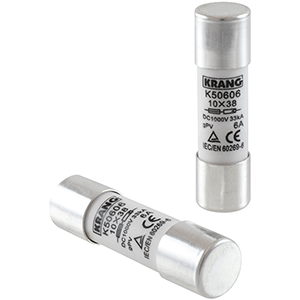 Fusible gPV 10X38 1000V DC 6A solar
