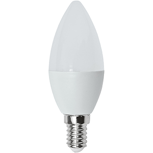 Lámpara LED vela E14 10W 6400K