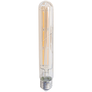 Lámpara LED filamento tubo 8W E27 2200K.
