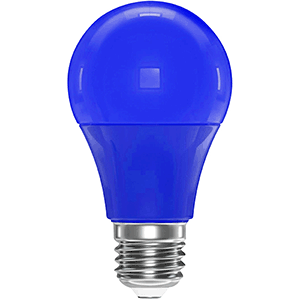 Lámpara LED estándar azul E27 3W 