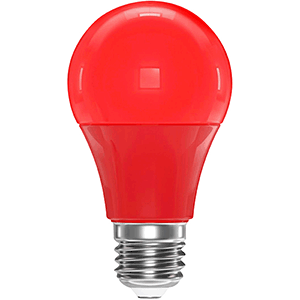 Lámpara LED estándar roja E27 3W 