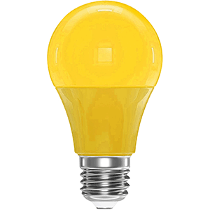 Lámpara LED estándar amarilla E27 3W 