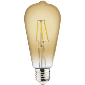 Lámpara vintage de filamento LED E27 6W 2200K