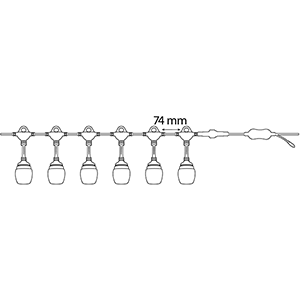 022-005-0001 GUIRNALDA 24 BOMBILLAS LED 12W RGB
