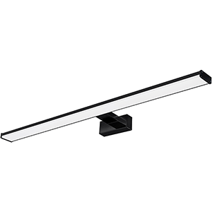 Aplique LED 12W 4200ºK Modelo Leyek negro