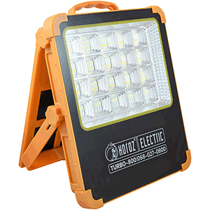 Proyector LED solar 800W plegable con CCT ajustable