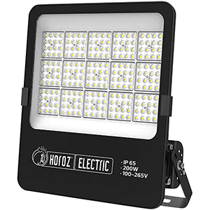 Proyector LED 200W 6400ºK, color negro