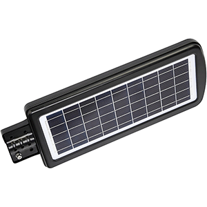 Farola calle solar LED 200W 6400K negro