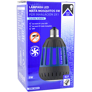 Bombilla LED mata insectos E27 5W