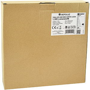 Rollo tira LED SMD satinada 230V 15W /M 6000ºK IP65  25m 