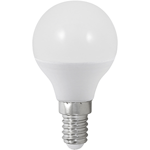 Lámpara esférica Súper LED E14 5W 3000ºK