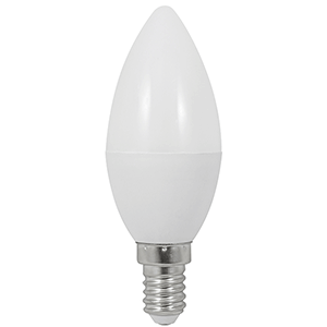 Lámpara vela Súper LED 5W E14 6000ºK