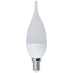 Lámpara vela punta LED E14 7W 3000ºK