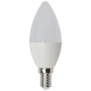 Lámpara vela SMD LED E14 5W 3000K
