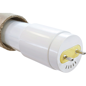 Tubo LED cristal 9W T8 60cm 4000ºK conexión a 2 puntas