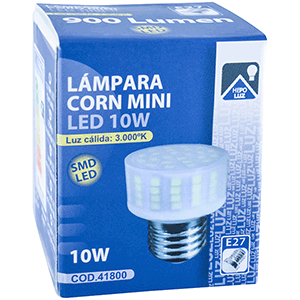 Lámpara corn mini LED 10W E27 3000ºK