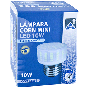 Lámpara corn mini LED 10W E27 6000ºK