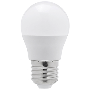 Lámpara LED opal esférica ABS E27 5W 4000K 12V